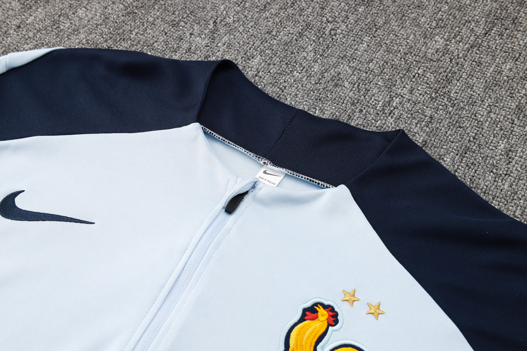 CONJUNTO DE TREINO FRANÇA LIGHT BLUE 24/25