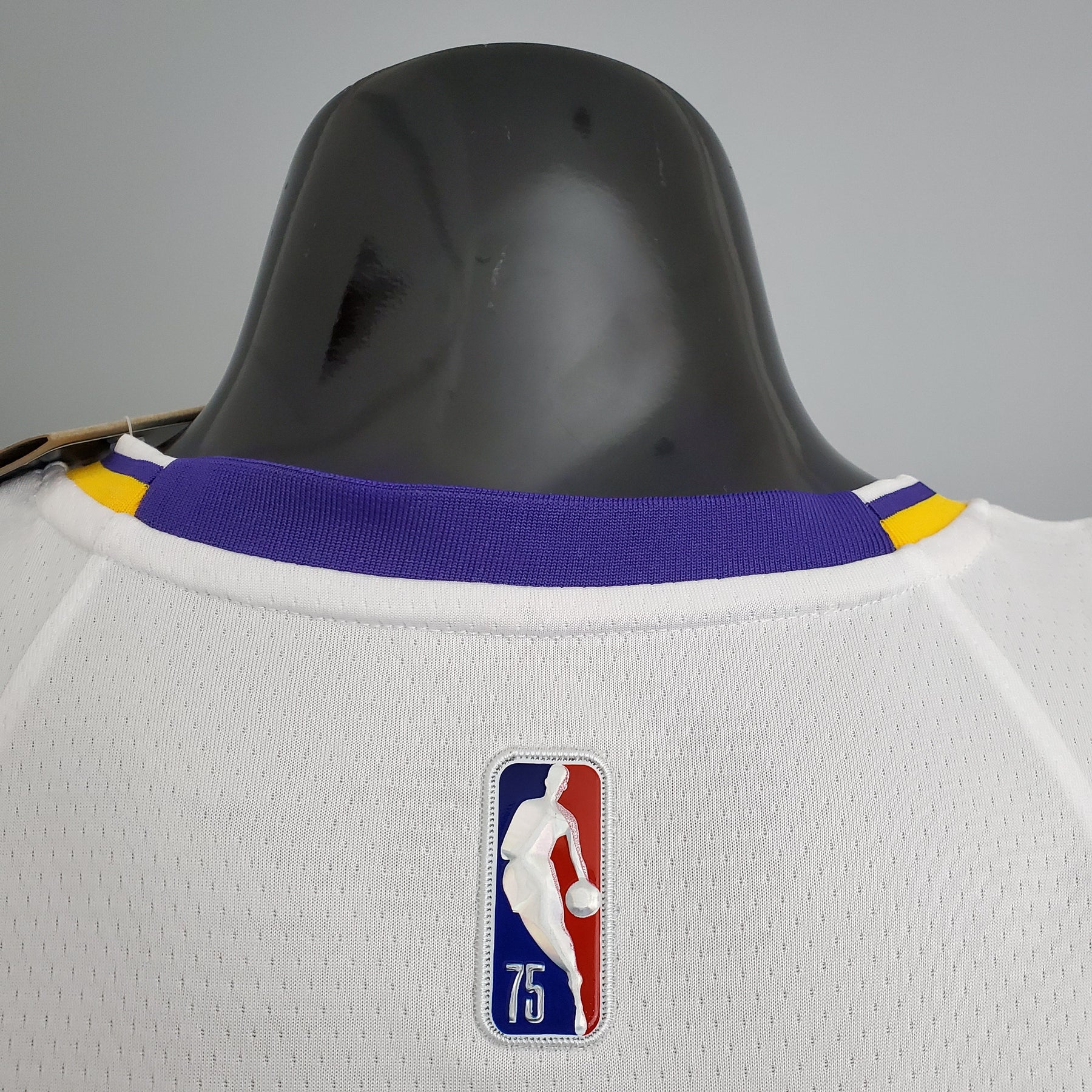 NBA 75TH LOS ANGELES LAKERS WHITE NBA JERSEY