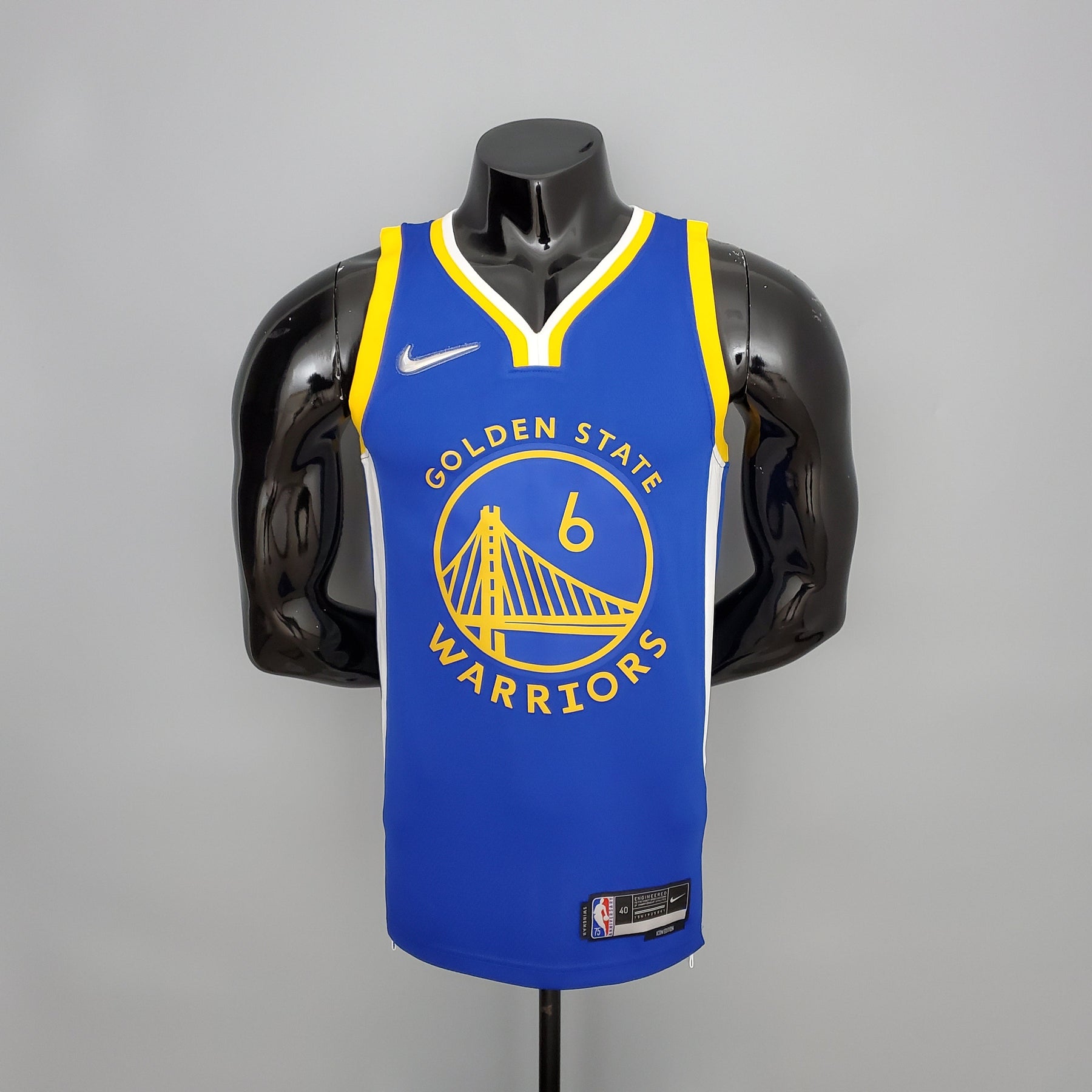 NBA 75TH GOLDEN STATE WARRIORS BLUE NBA JERSEY