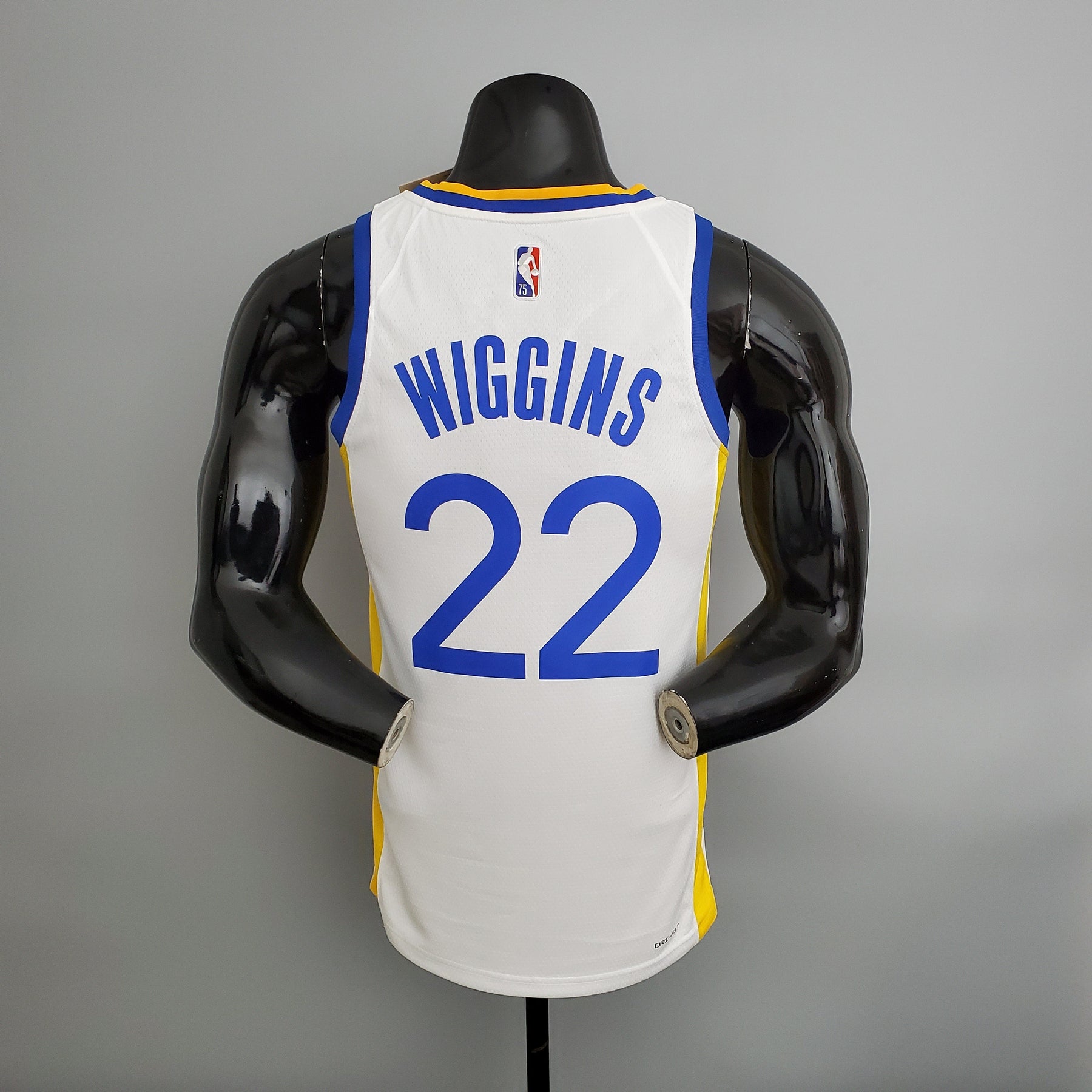 NBA 75TH GOLDEN STATE WARRIORS WHITE NBA JERSEY