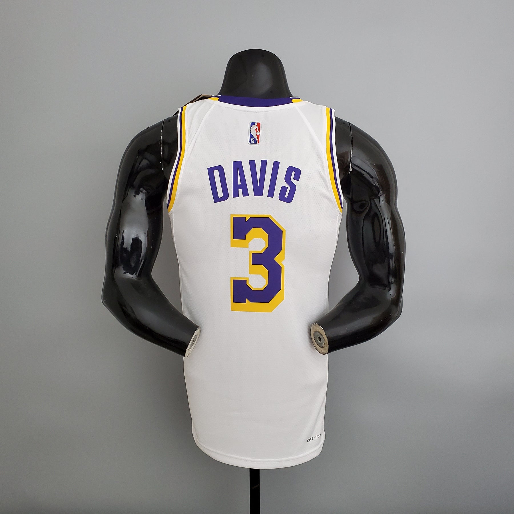 NBA 75TH LOS ANGELES LAKERS WHITE NBA JERSEY