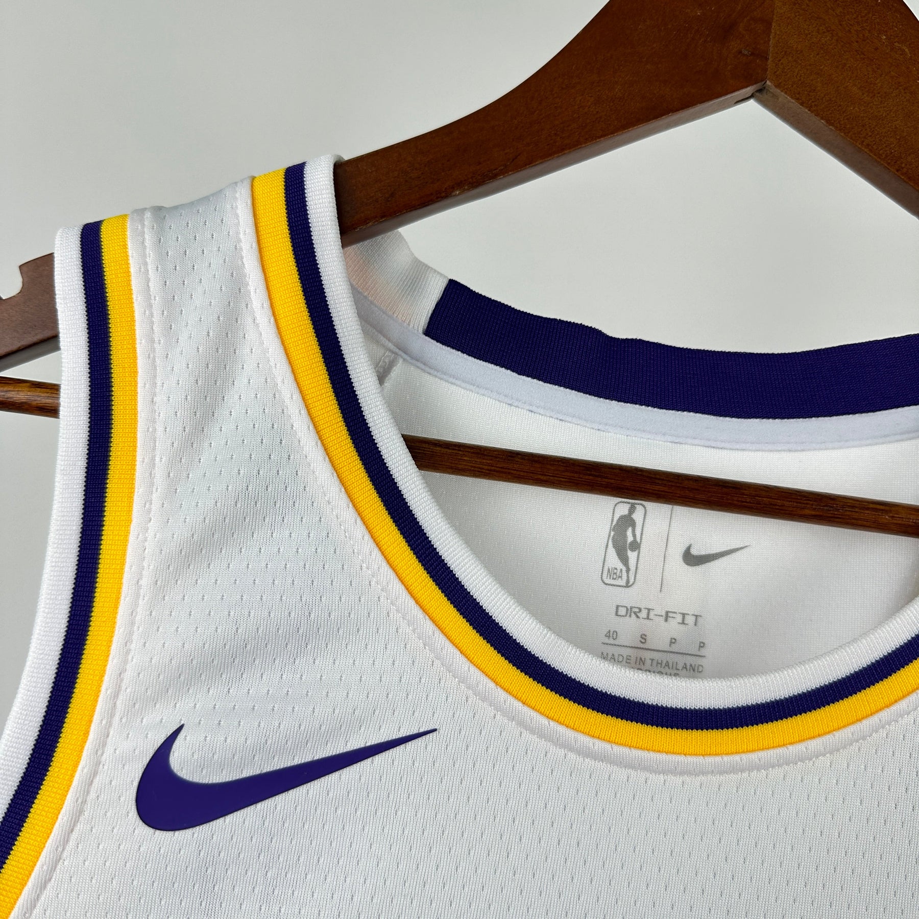 NBA JERSEY LAKERS WHITE AWAY 23/24