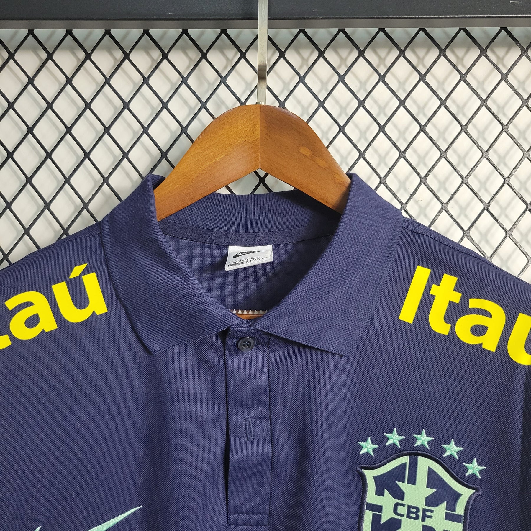 CAMISA BRASIL POLO AZUL ESCURO 22/23