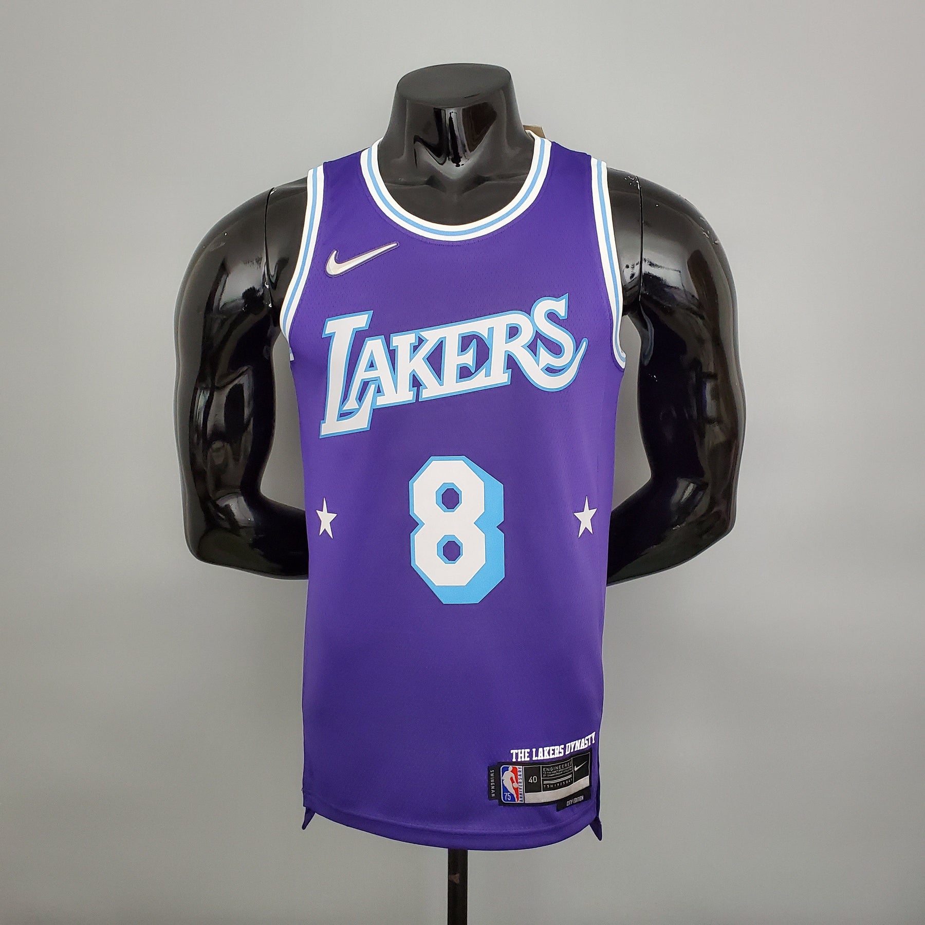 NBA 75TH LOS ANGELES LAKERS PURPLE & BLUE NBA JERSEY