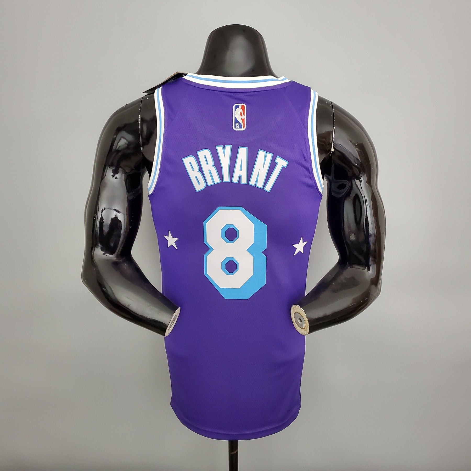 NBA 75TH LOS ANGELES LAKERS PURPLE & BLUE NBA JERSEY