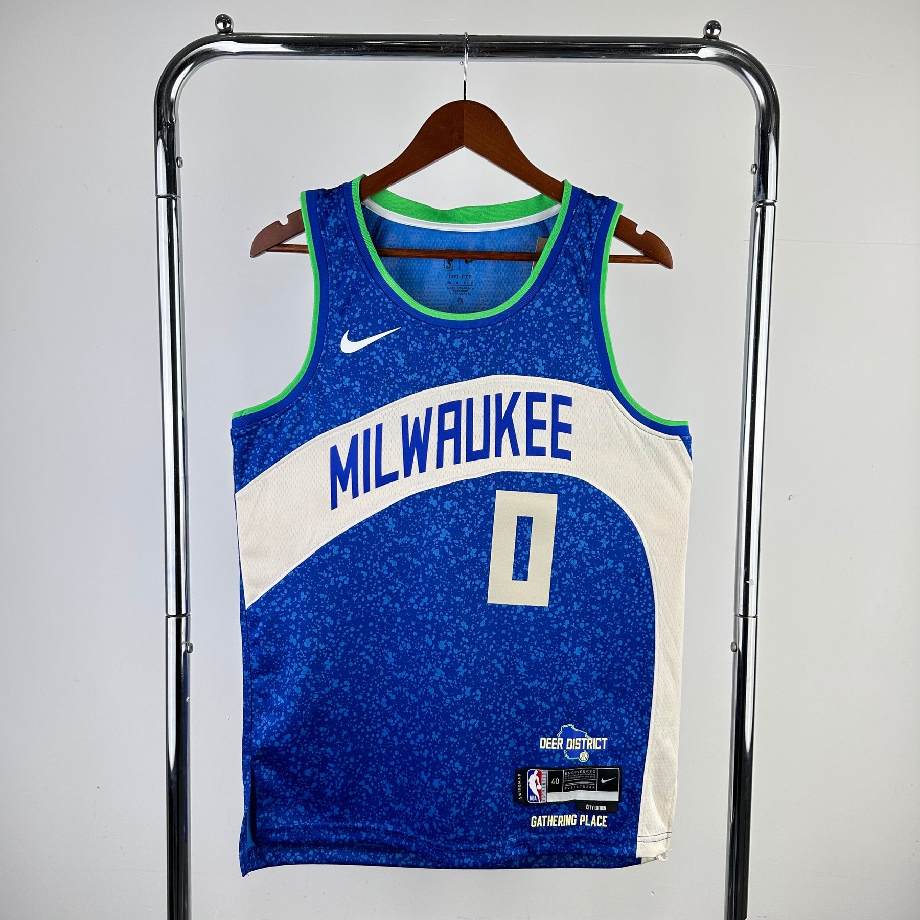 NBA MILWAUKEE BUCKS CITY EDITION BLUE 23/24