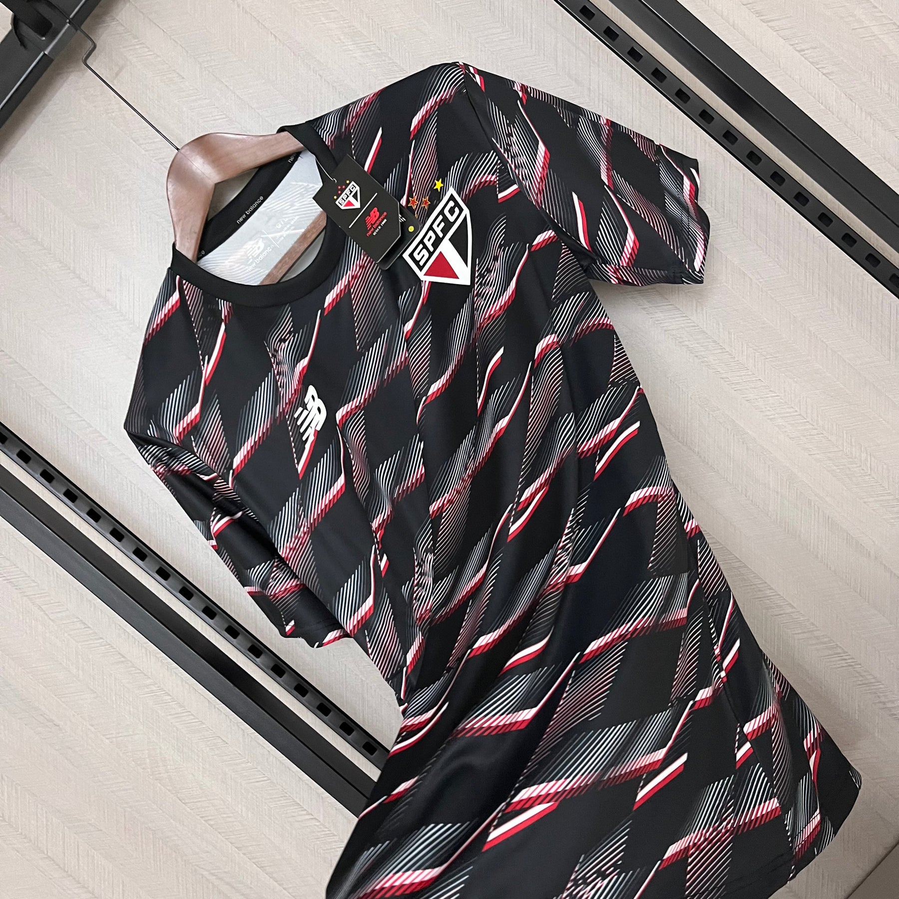 CAMISA SÃO PAULO TREINO BLACK 24/25