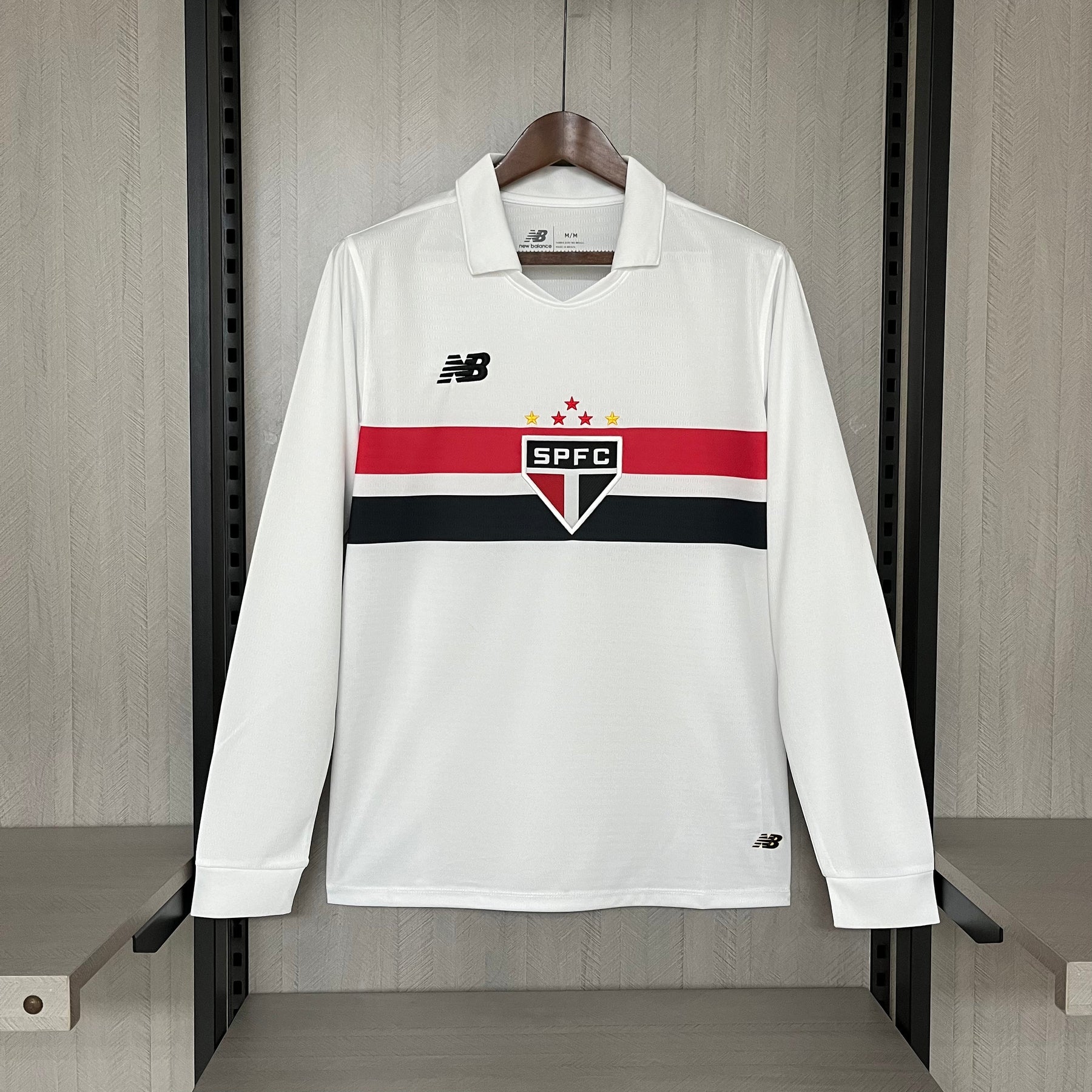 CAMISA SÃO PAULO MANGA LONGA HOME 24/25