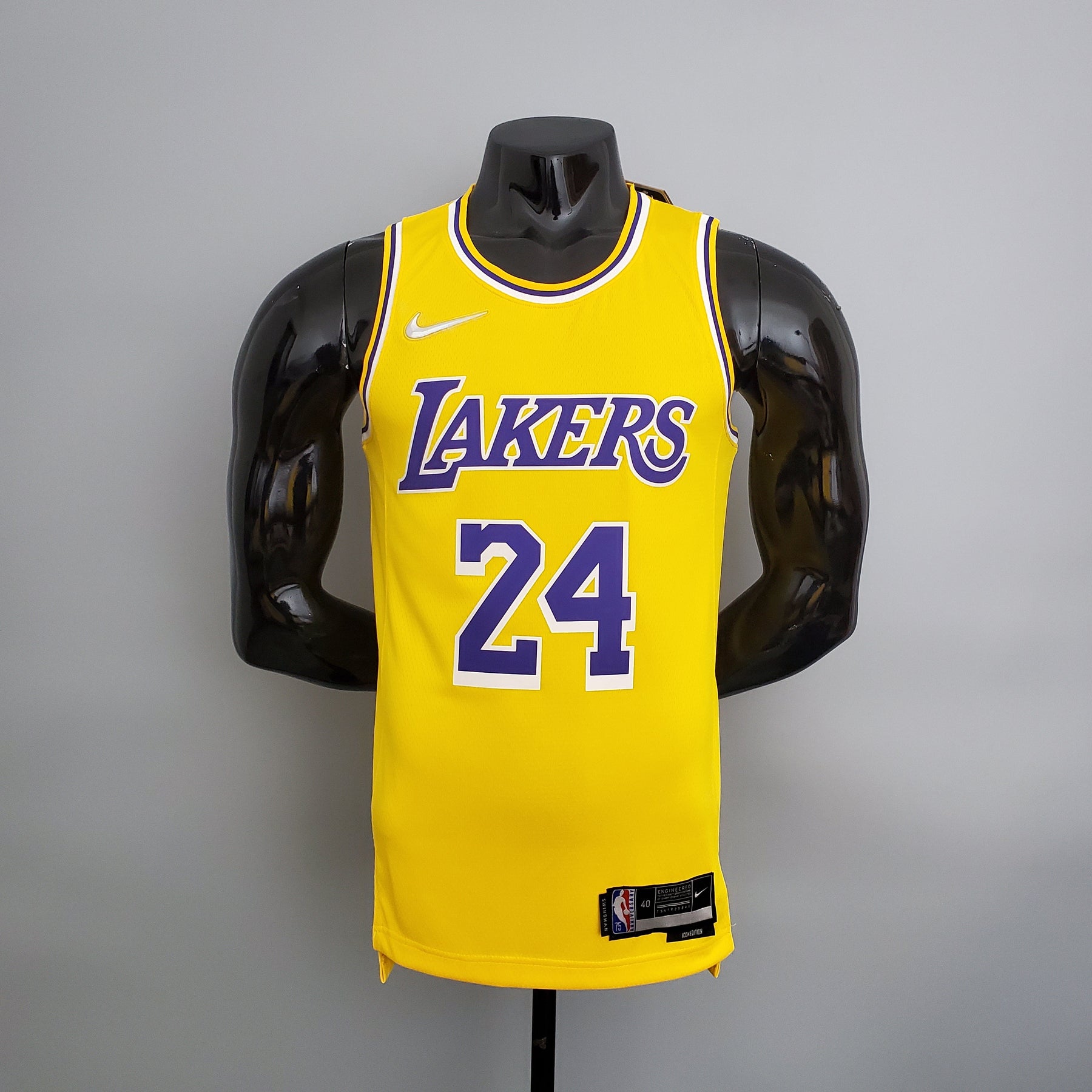 NBA 75TH LOS ANGELES LAKERS YELLOW NBA JERSEY