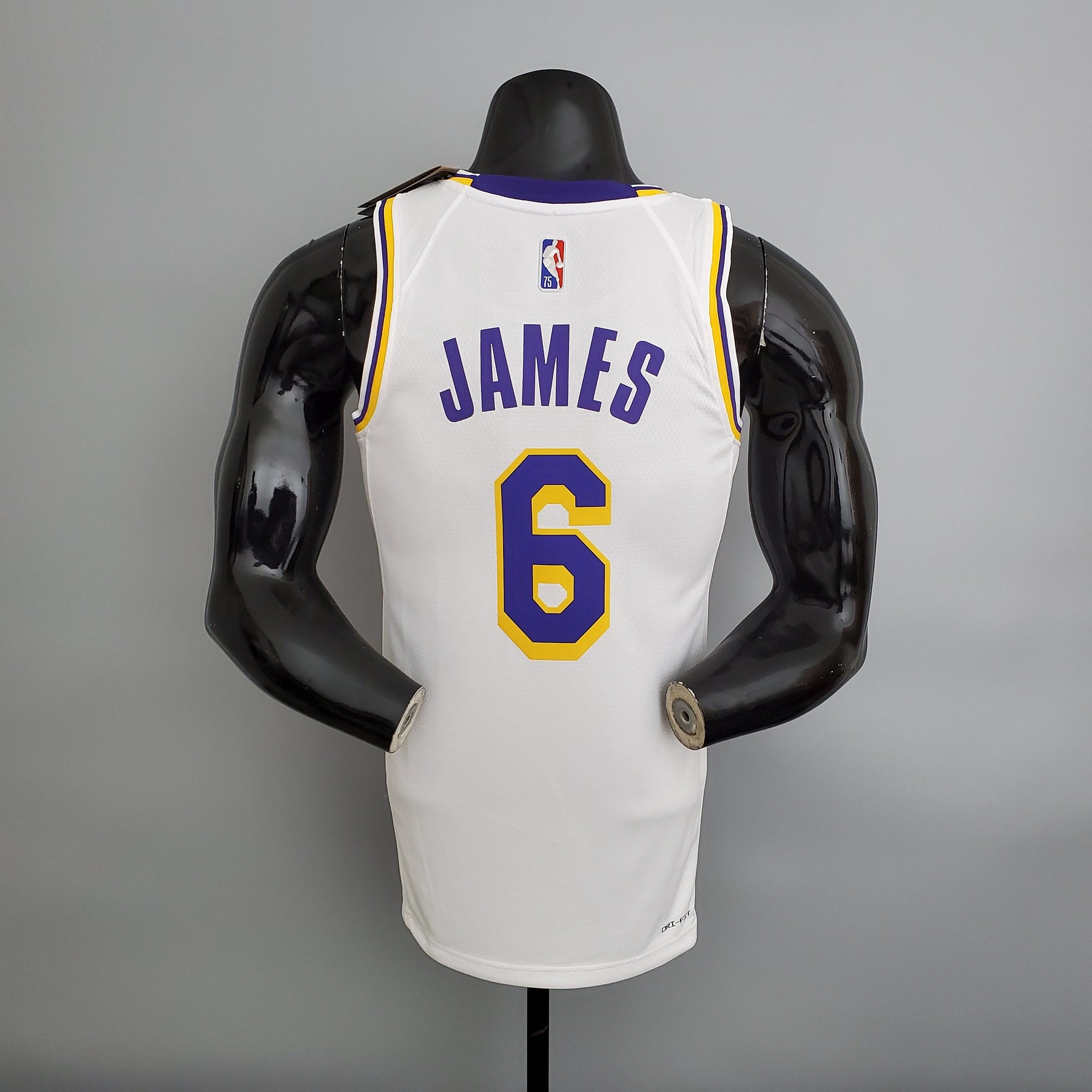 NBA 75TH LOS ANGELES LAKERS WHITE NBA JERSEY