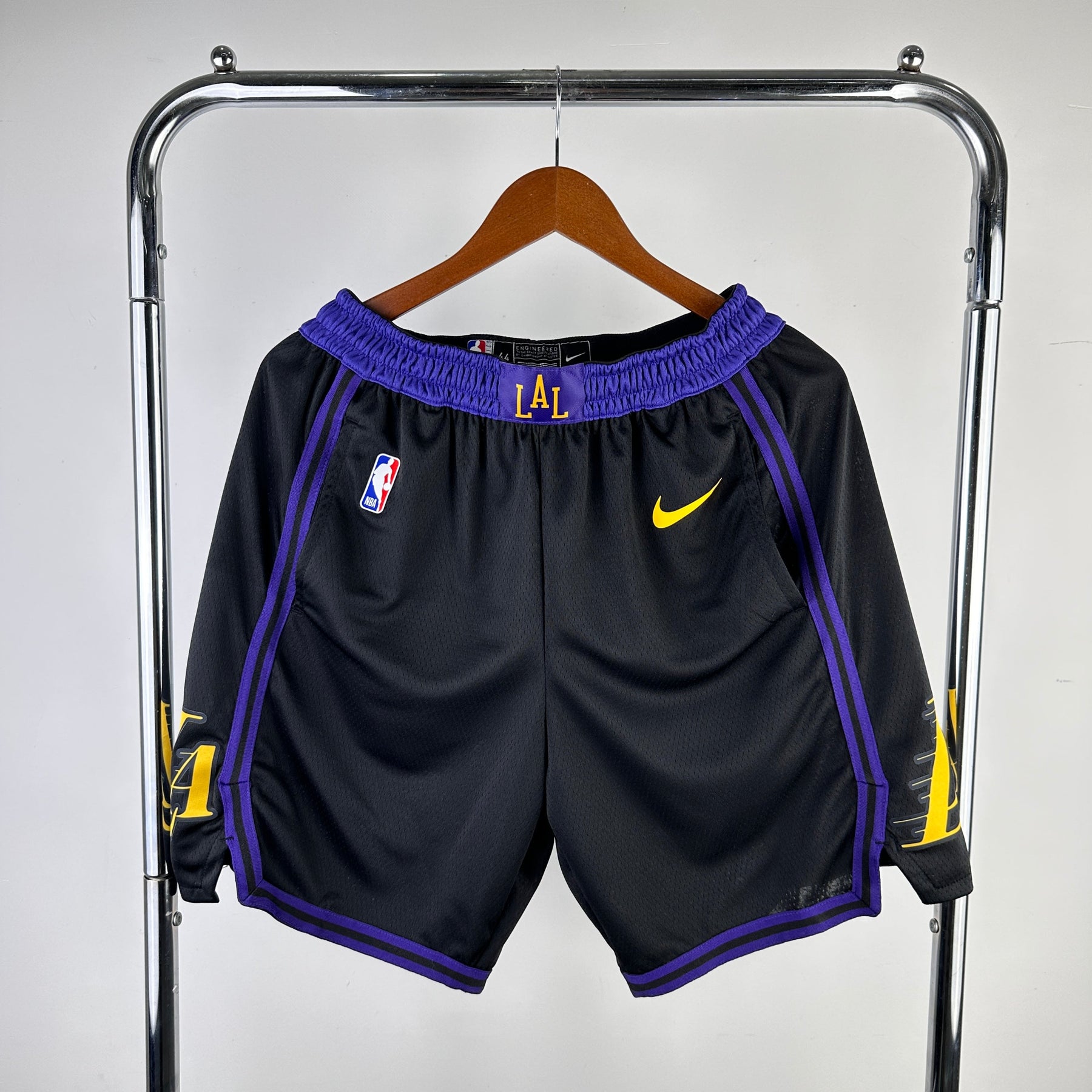 NBA SHORT LOS ANGELES LAKERS CITY EDITION DARK BLUE 23/24