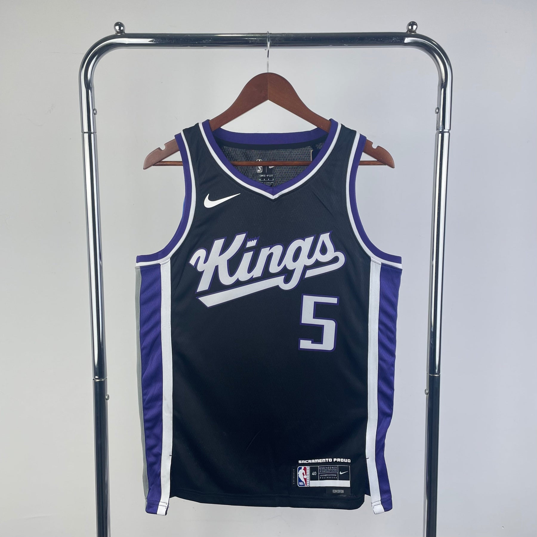 NBA SACRAMENTO KINGS BLACK 23/24