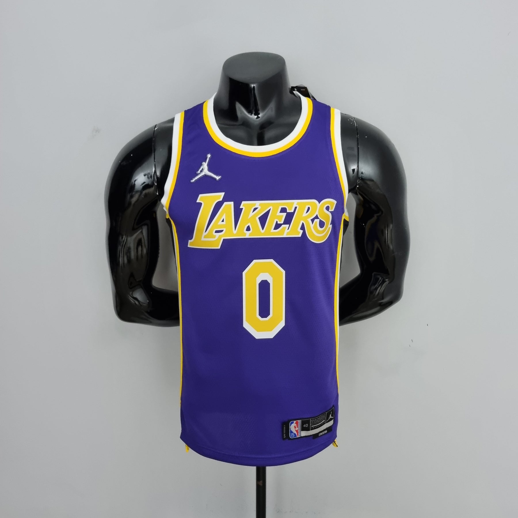 NBA 75TH LOS ANGELES LAKERS PURPLE NBA JERSEY