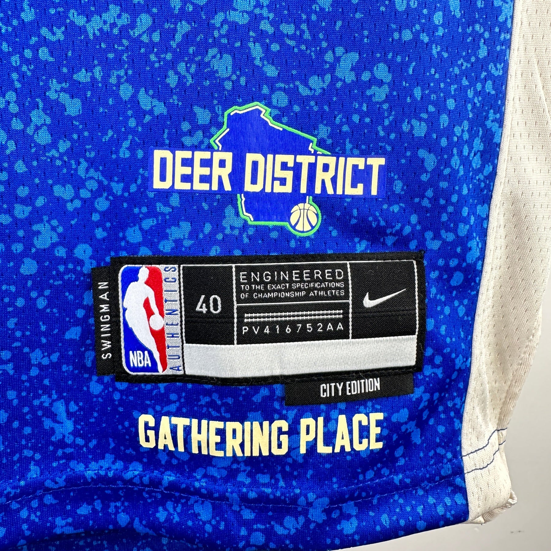 NBA MILWAUKEE BUCKS CITY EDITION BLUE 23/24