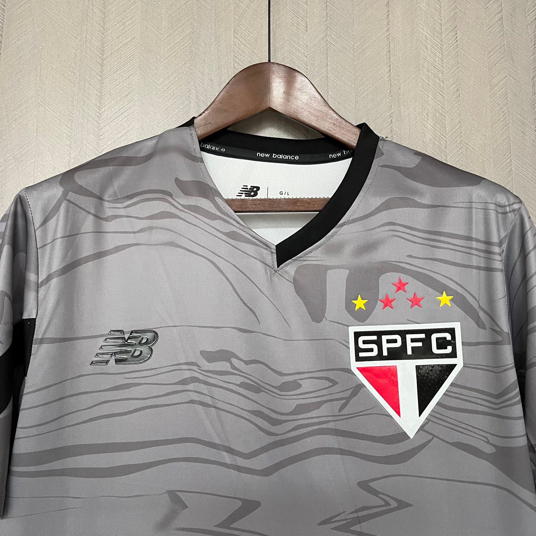 CAMISA SÃO PAULO TREINO CINZA 24/25