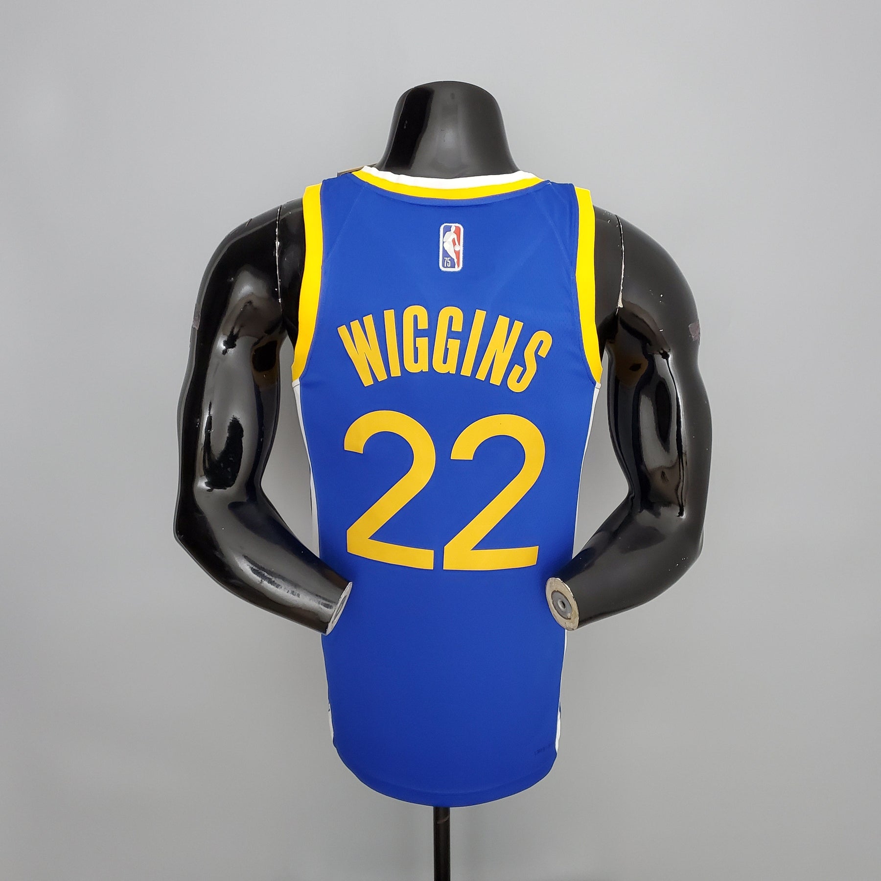 NBA 75TH GOLDEN STATE WARRIORS BLUE NBA JERSEY