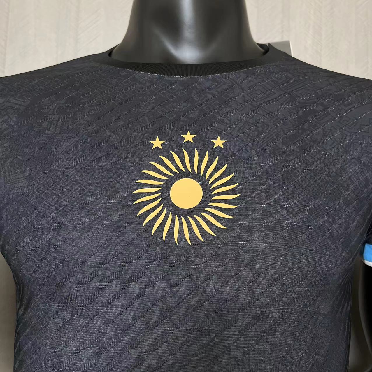 CAMISA LIONEL MESSI ARGENTINA BLACK VERSÃO JOGADOR 23/24