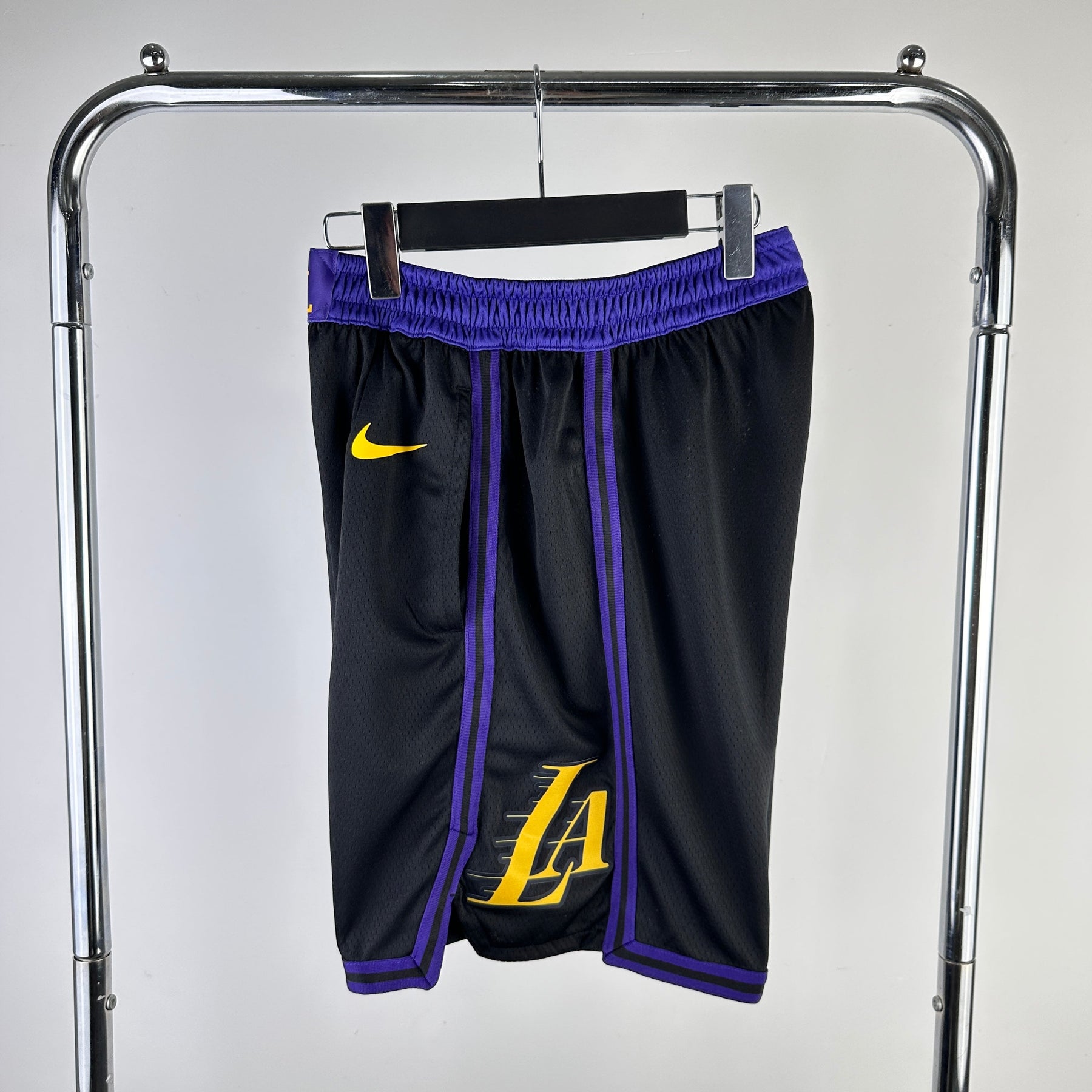 NBA SHORT LOS ANGELES LAKERS CITY EDITION DARK BLUE 23/24