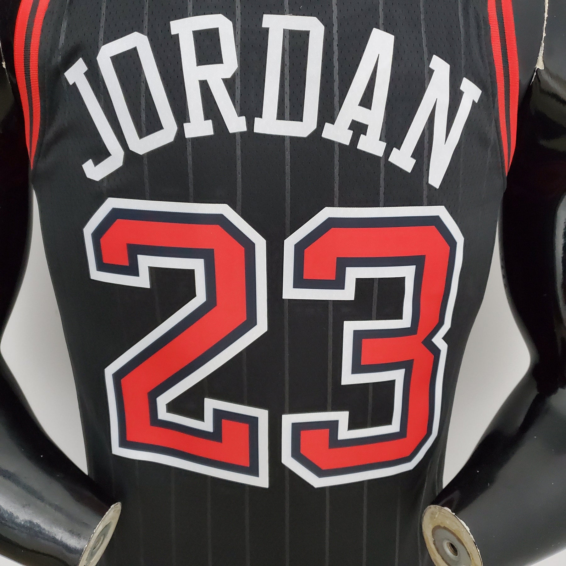 NBA 75TH CHICAGO BULLS FLYERS BLACK NBA JERSEY