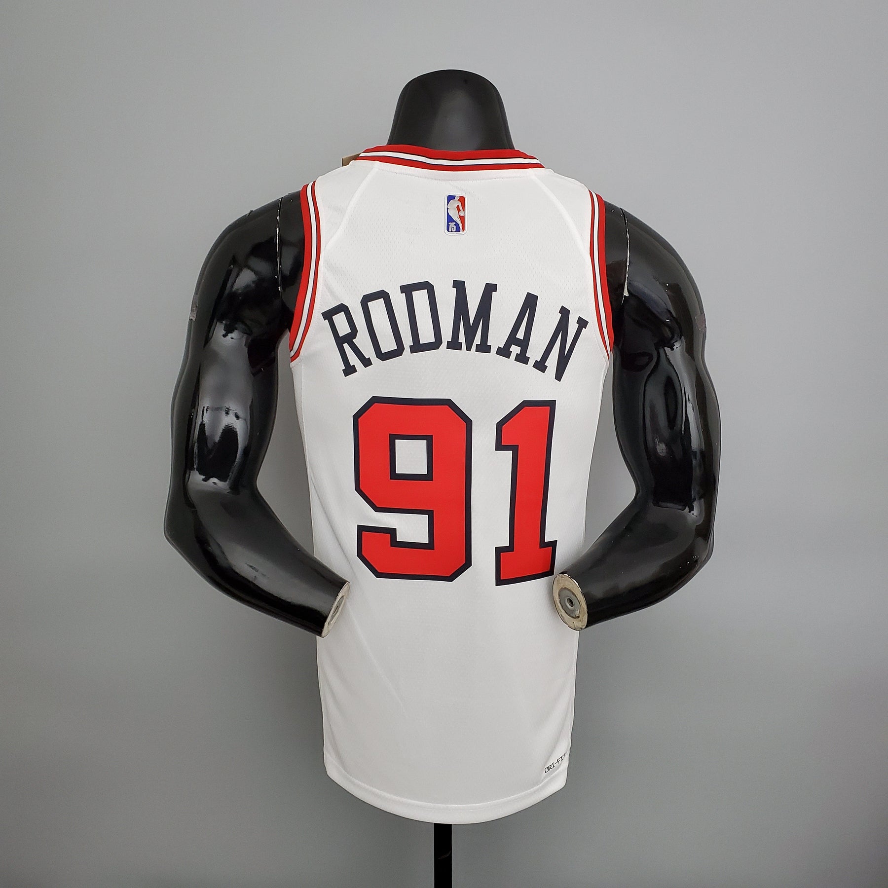 NBA 75TH CHICAGO BULLS WHITE NBA JERSEY
