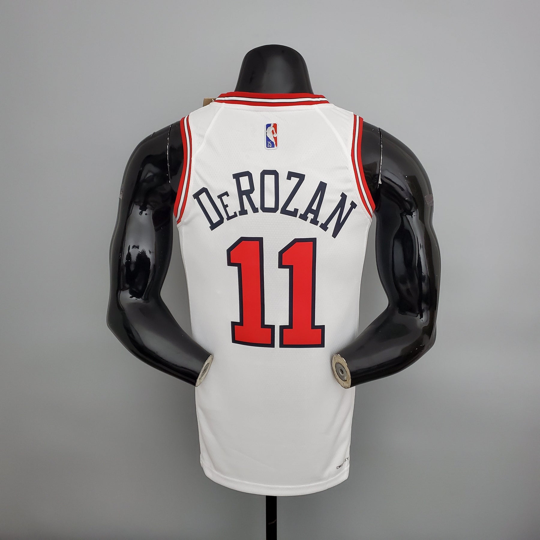 NBA 75TH CHICAGO BULLS WHITE NBA JERSEY
