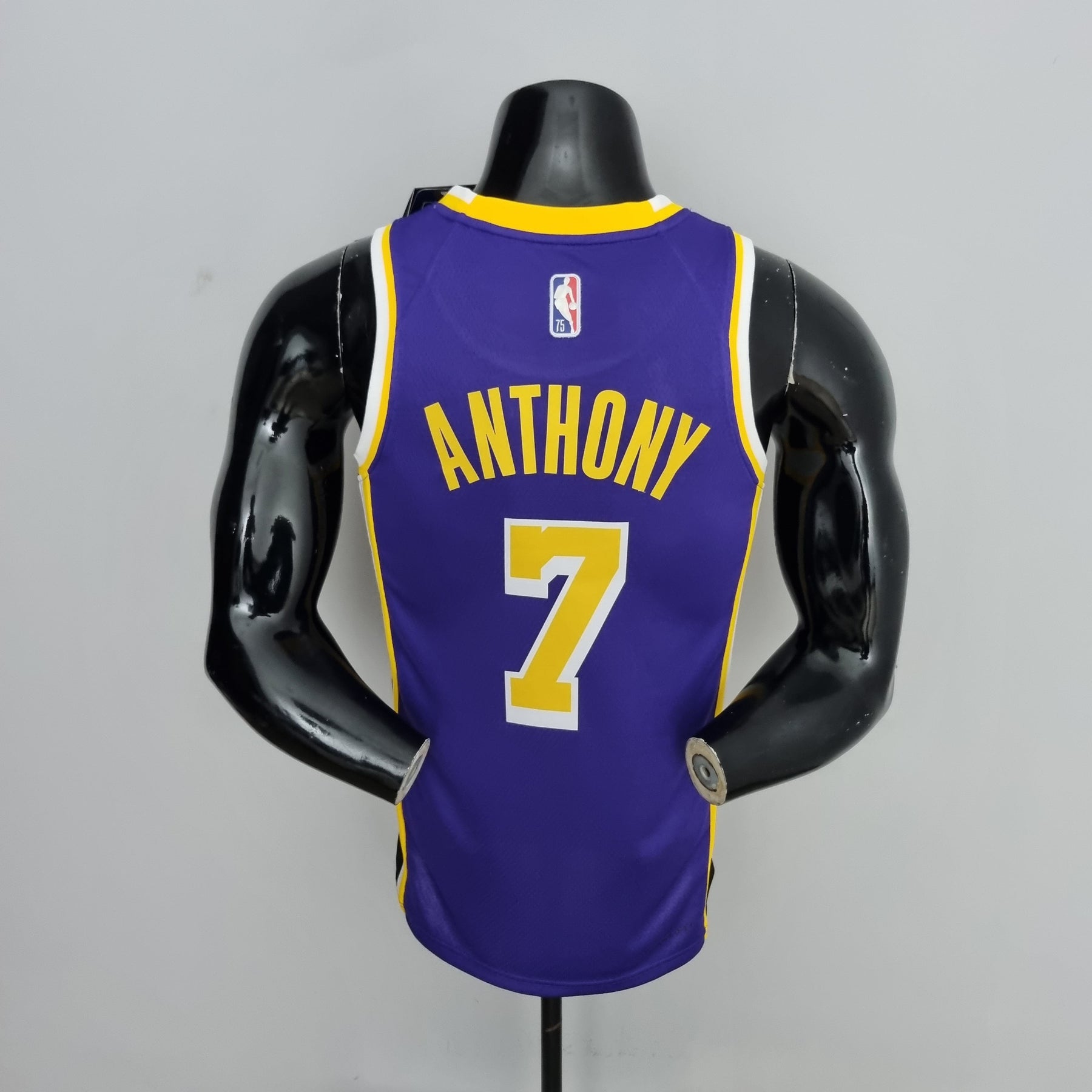 NBA 75TH LOS ANGELES LAKERS PURPLE NBA JERSEY