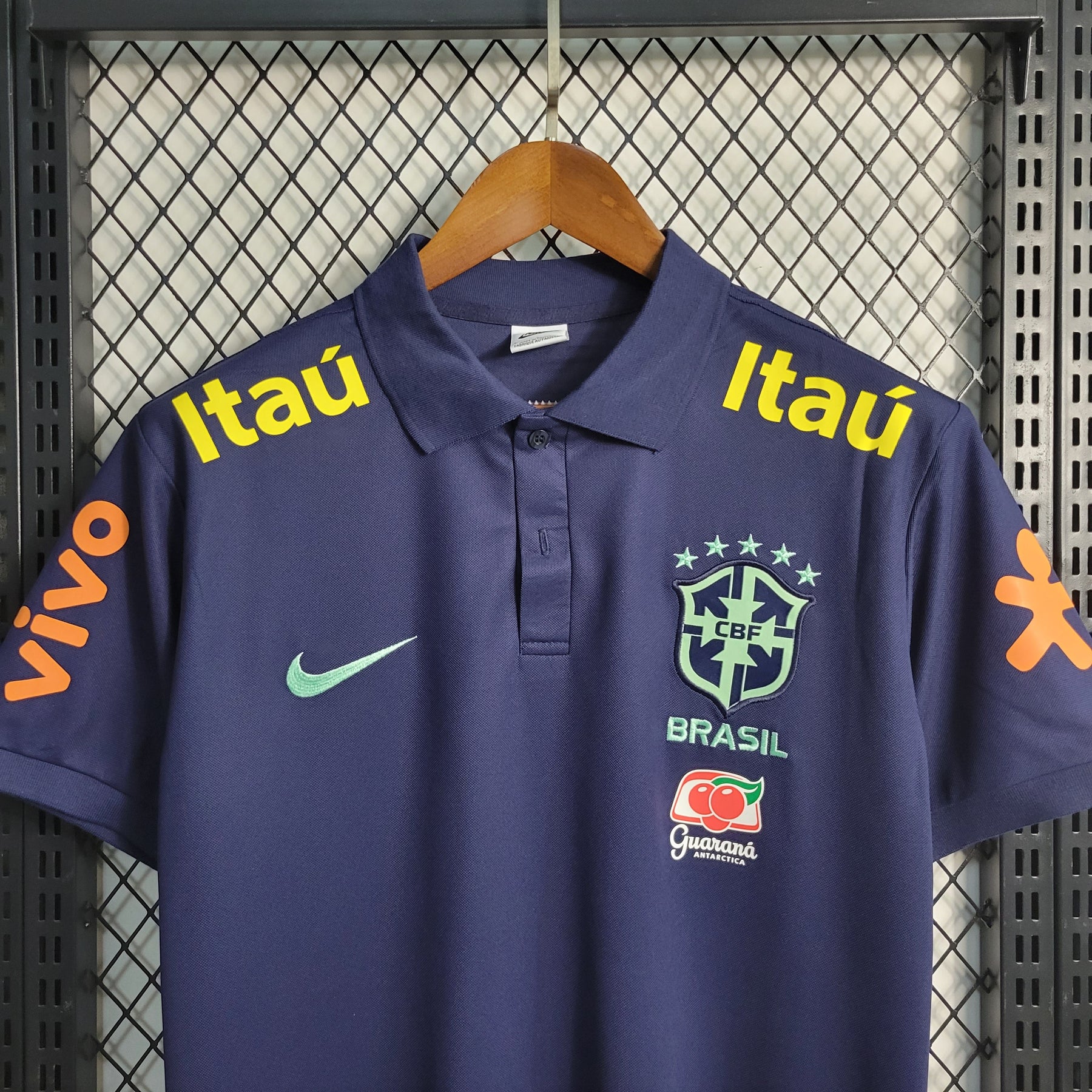 CAMISA BRASIL POLO AZUL ESCURO 22/23