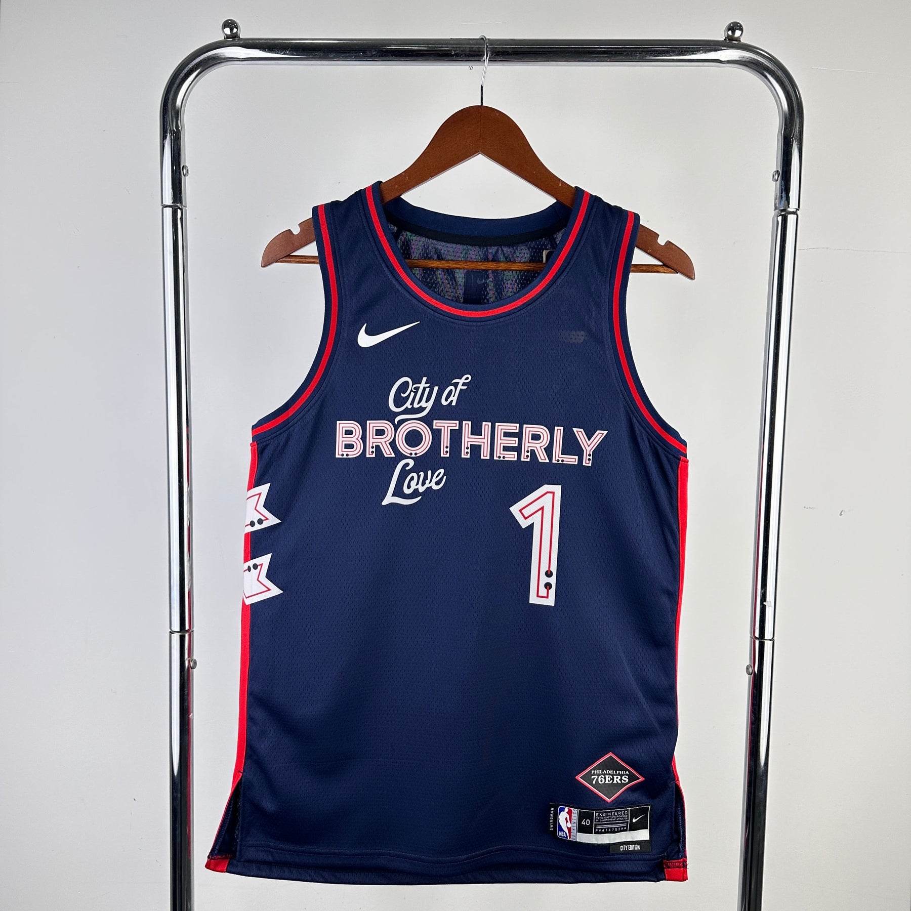 NBA PHILADELPHYA 76ERS CITY EDITION BLUE 23/24