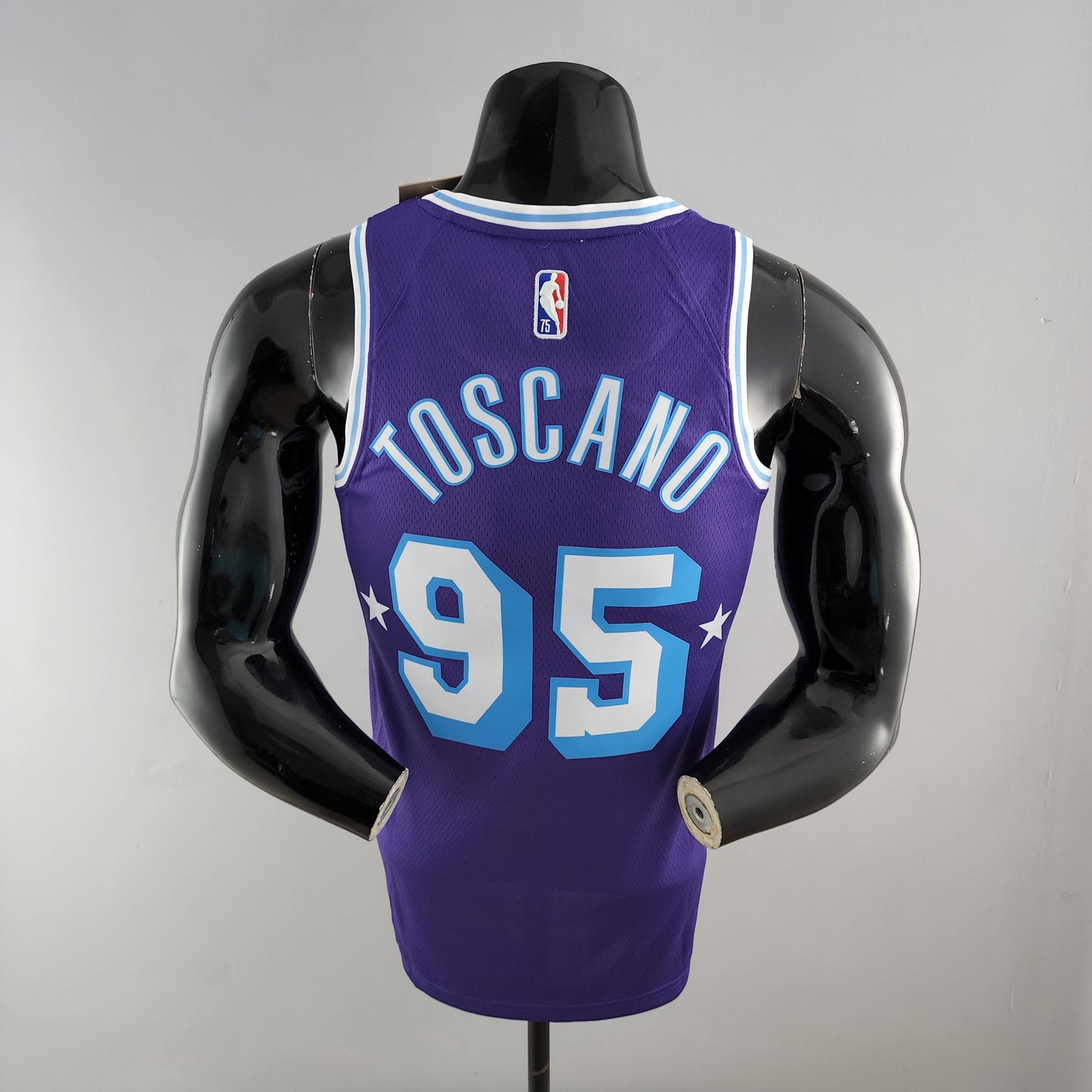 NBA 75TH LOS ANGELES LAKERS PURPLE & BLUE NBA JERSEY