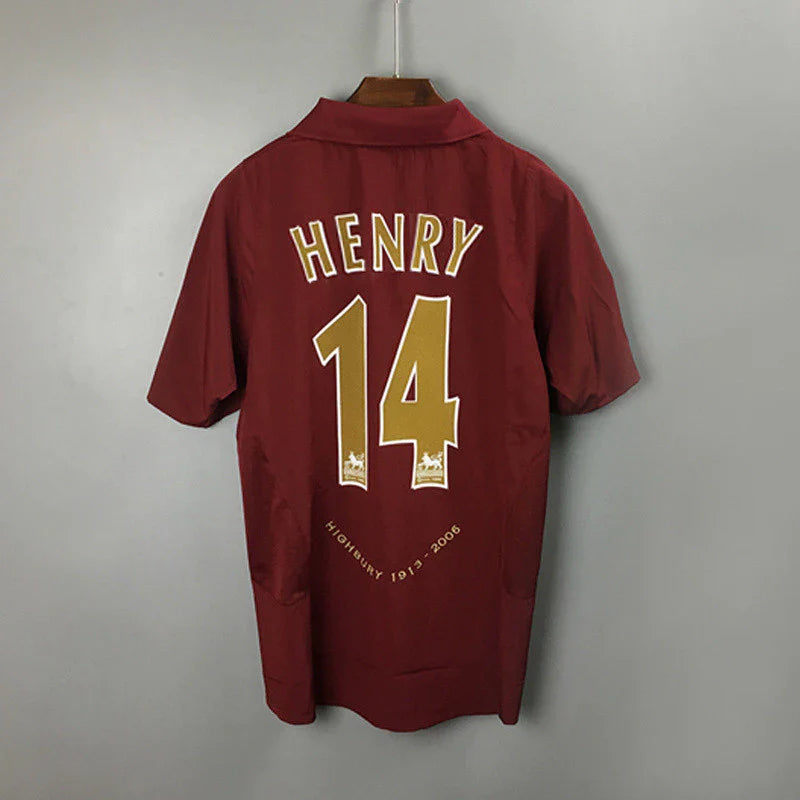 CAMISA ARSENAL RETRÔ HOME 05/06