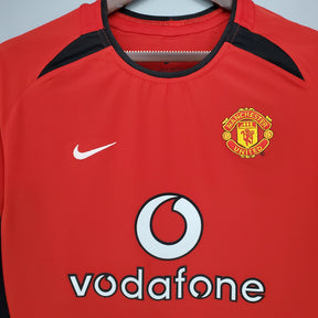 CAMISA RETRÔ MANCHESTER UNITED HOME 02/04