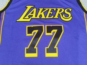 NBA JERSEY LAKERS PURPLE BORDADO 24/25