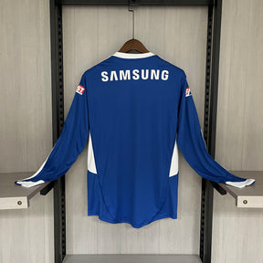 CAMISA RETRÔ PALMEIRAS SAVÓIA BLUE MANGA LONGA 2009/10