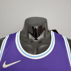 NBA 75TH LOS ANGELES LAKERS PURPLE & BLUE NBA JERSEY