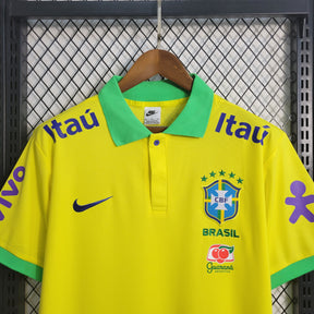 CAMISA BRASIL POLO AMARELO 22/23