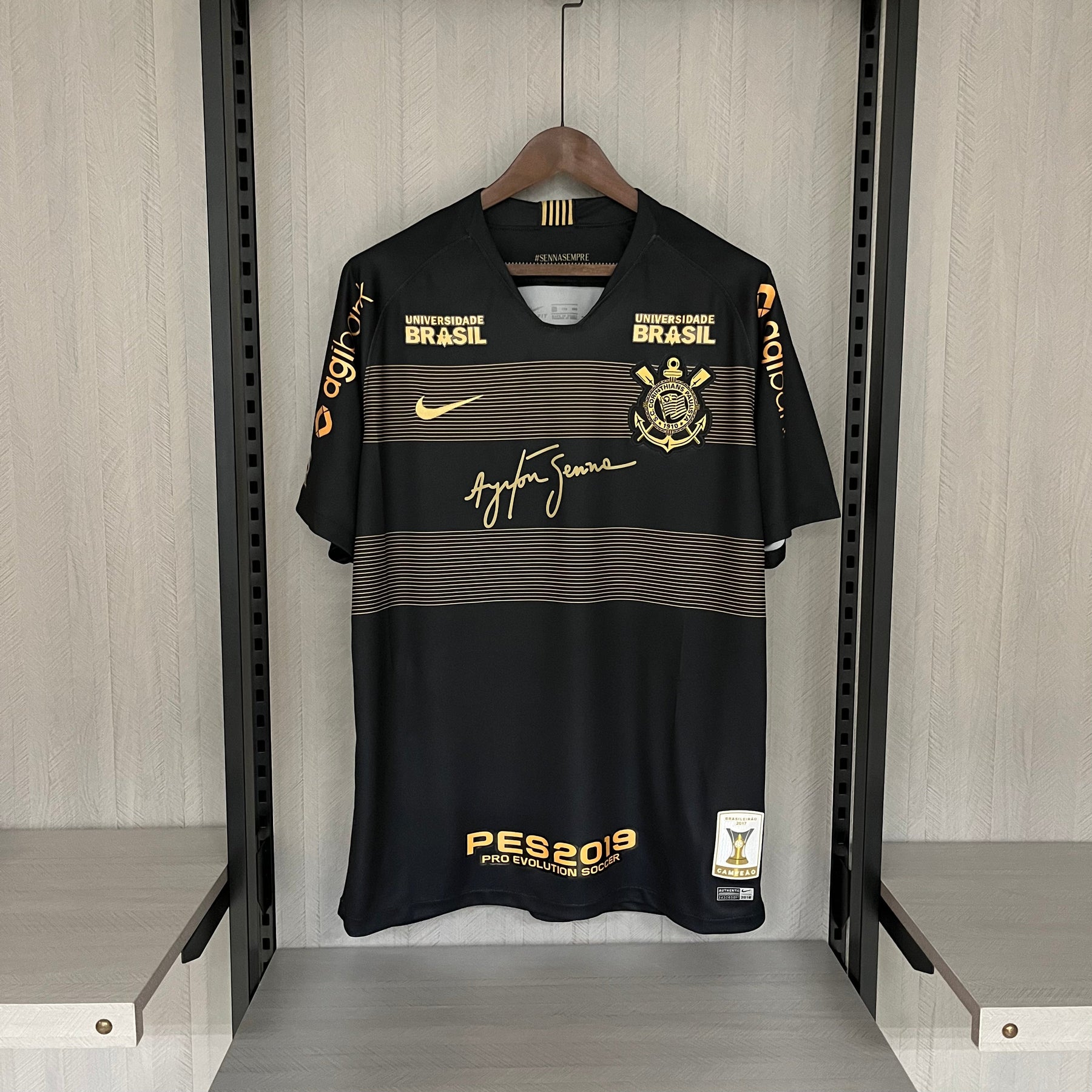 CAMISA CORINTHIANS RETRÔ AYRTON SENNA 18/19