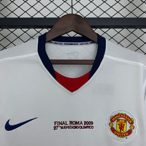 CAMISA RETRÔ MANGA LONGA MANCHESTER UNITED AWAY 08/09