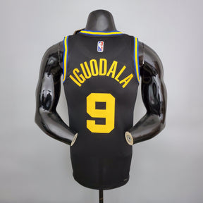 NBA 75TH GOLDEN STATE WARRIORS BLACK NBA JERSEY