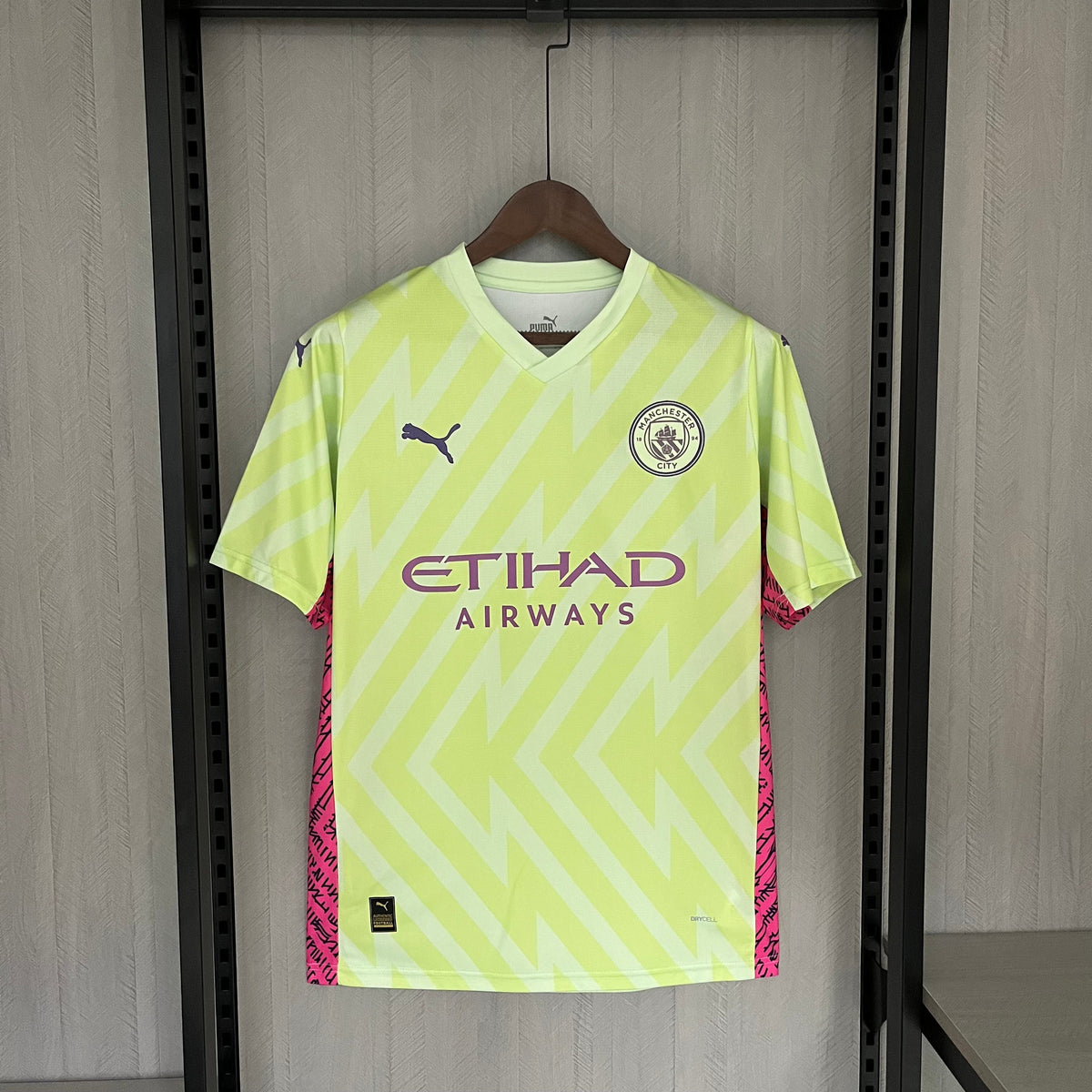 CAMISA MANCHESTER CITY GOLEIRO AMARELO 23/24