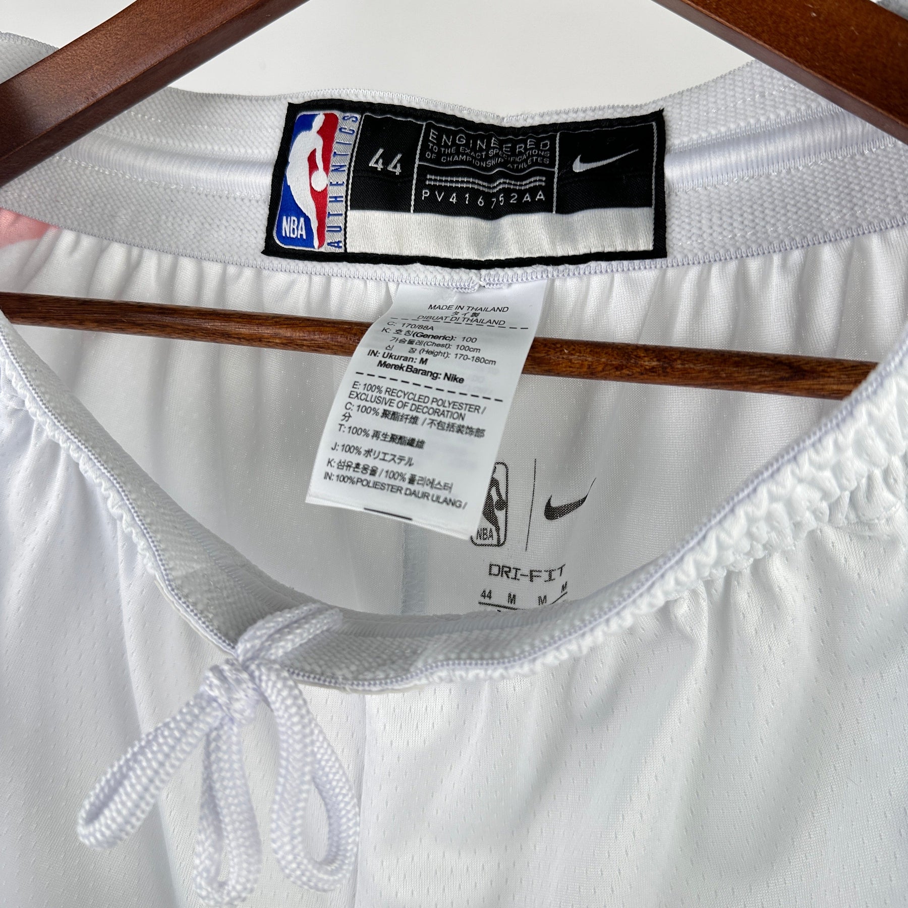 NBA SHORT PHOENIX SUNS WHITE 23/24