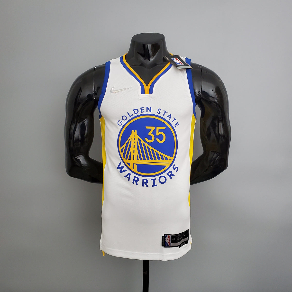 NBA 75TH GOLDEN STATE WARRIORS WHITE NBA JERSEY