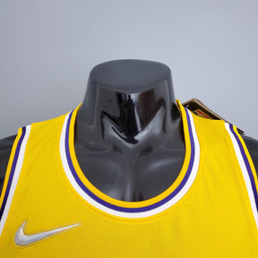 NBA 75TH LOS ANGELES LAKERS YELLOW NBA JERSEY