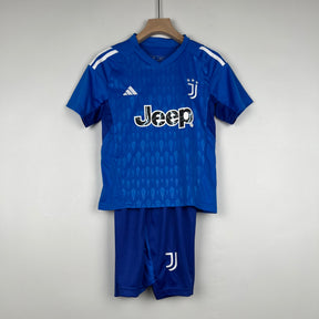 KIT INFANTIL JUVENTUS GOLEIRO AZUL 23/24
