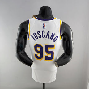 NBA 75TH LOS ANGELES LAKERS WHITE NBA JERSEY