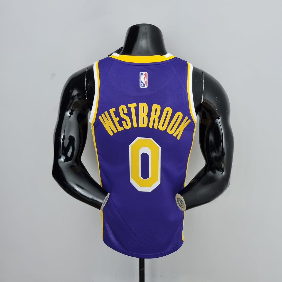 NBA 75TH LOS ANGELES LAKERS PURPLE NBA JERSEY