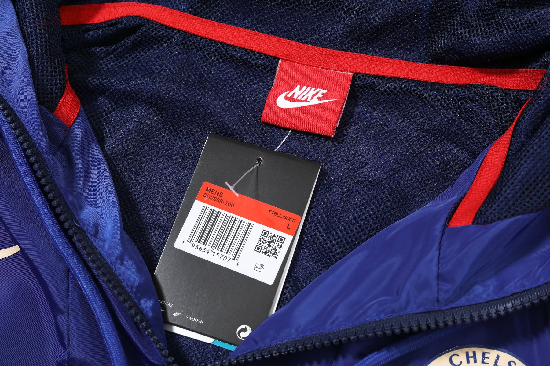 CORTA-VENTO CHELSEA BLUE 23/24