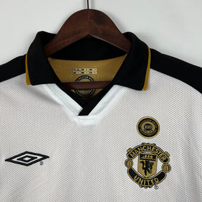 CAMISA RETRÔ MANCHESTER UNITED DUPLA FACE 01/02