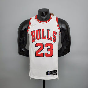NBA 75TH CHICAGO BULLS WHITE NBA JERSEY