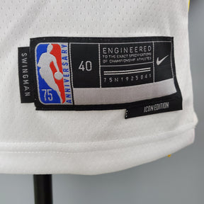 NBA 75TH GOLDEN STATE WARRIORS WHITE NBA JERSEY