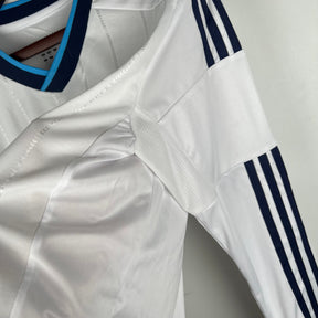 CAMISA REAL MADRID MANGA LONGA RETRÔ HOME 12/13